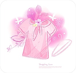 矢量服装素材背景