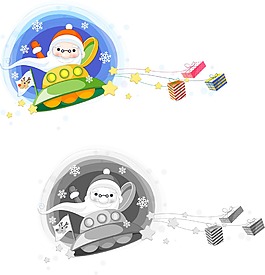 卡通企鹅素材设计