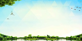 背景素材美丽风景