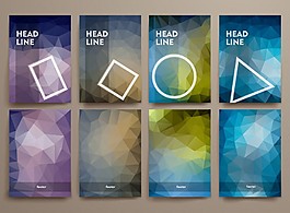 水晶多边形画册图片