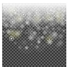 矢量雪花背景素材