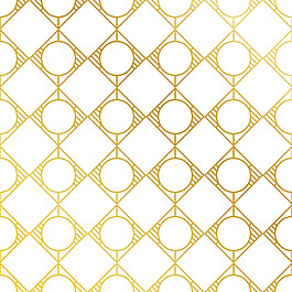 金色抽象对称装饰图案背景