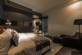 现代台式卧室装修效果图