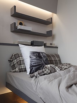 现代台式卧室装修效果图