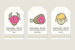 卡通动物矢量图片