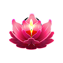 唯美荷花元素