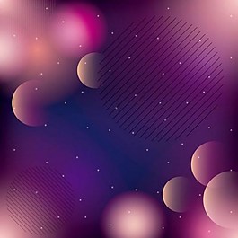 太空星球广告背景