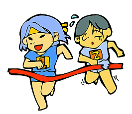 可能女运动员跑步EPS