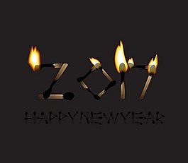 火柴字母背景素材