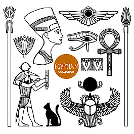埃及文化图腾图片