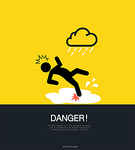 卡通人物云朵素材设计