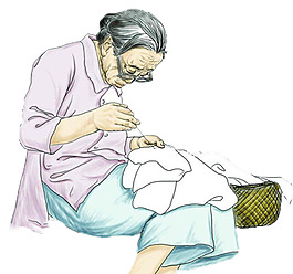 慈母 母亲节素材 游子身上衣