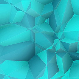 抽象蓝色多边形立体背景