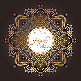 漂亮曼陀罗装饰图案背景