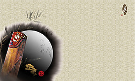 中国风花纹背景