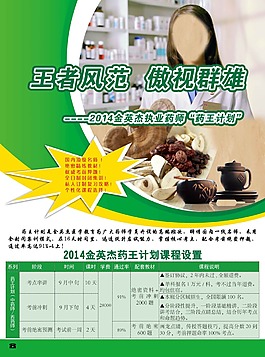 药王宣传单正面
