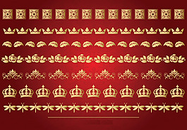 闪亮黄金皇冠素材