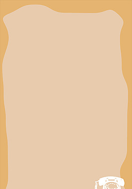 手绘  电话  卡通