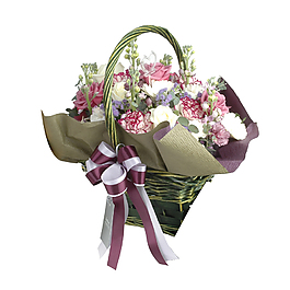 唯美花篮花束