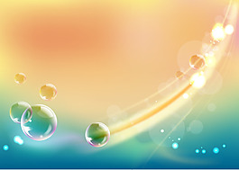 梦幻水珠背景