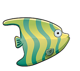 卡通海底小鱼EPS