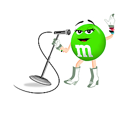 绿色糖果人唱歌EPS