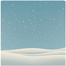 简约山脉蓝色星空背景