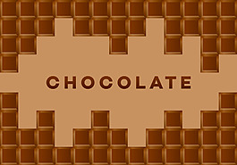巧克力背景素材