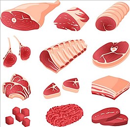 猪肉背景素材