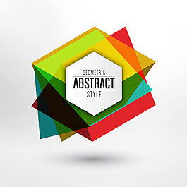 五颜六色的抽象形状的背景