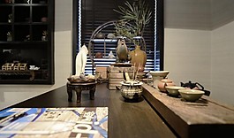 现代中式客厅装修效果图