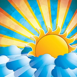 太阳背景素材