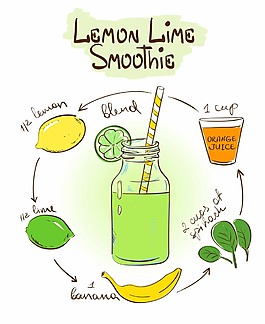 水果柠檬汁