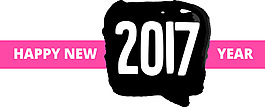 2017圣诞节卡通手绘风格小清新图标