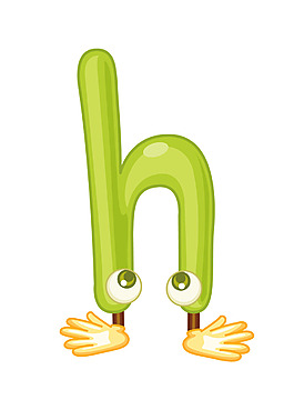 矢量英文字母H