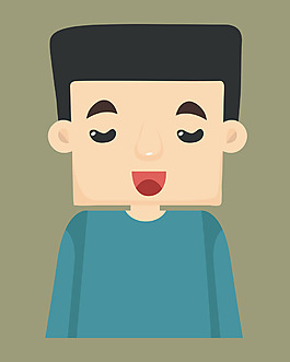 卡通创意办公人物EPS