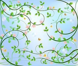 绿色草背景素材