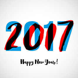 2017年质感文字设计矢量素材 艺术字