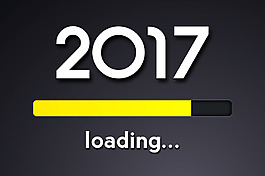 2017年质感文字设计矢量素材