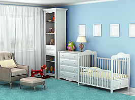 宝宝房间装潢设计图片1