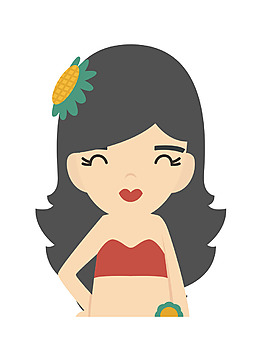 矢量性感女神EPS