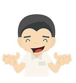 卡通可爱阳光男儿