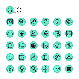 SEO按钮图标图片