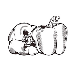 卡通辣椒插画图片