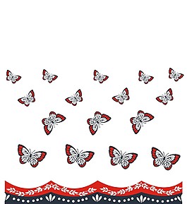蝴蝶定位数码印花