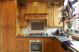 厨房实木柜子设计图