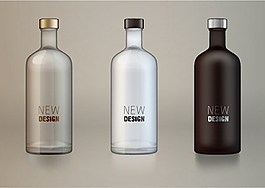 瓶子广告背景