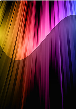 彩色渐变线条背景