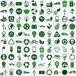 生态环保图标图片