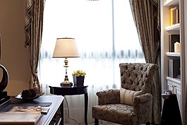 欧式室内落地窗设计图